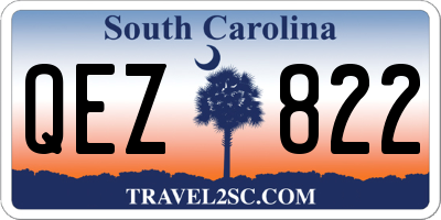 SC license plate QEZ822