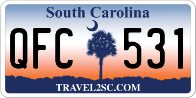 SC license plate QFC531