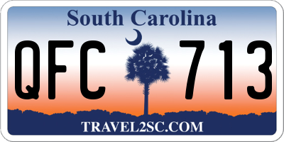 SC license plate QFC713