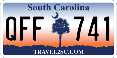 SC license plate QFF741