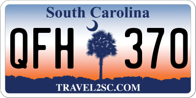 SC license plate QFH370
