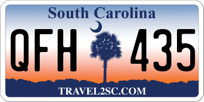 SC license plate QFH435