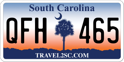 SC license plate QFH465