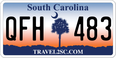 SC license plate QFH483