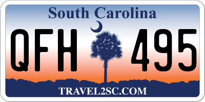 SC license plate QFH495