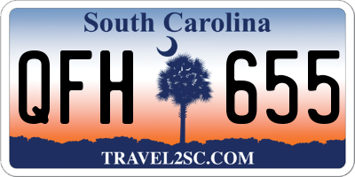 SC license plate QFH655