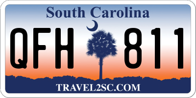 SC license plate QFH811