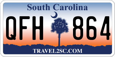 SC license plate QFH864