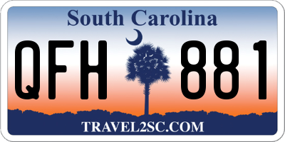 SC license plate QFH881