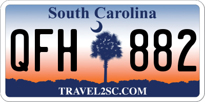 SC license plate QFH882