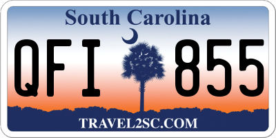 SC license plate QFI855