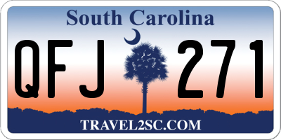 SC license plate QFJ271