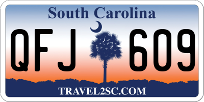 SC license plate QFJ609