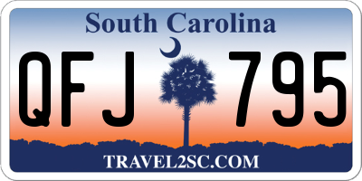SC license plate QFJ795