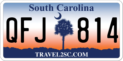 SC license plate QFJ814