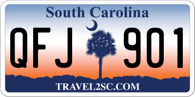 SC license plate QFJ901