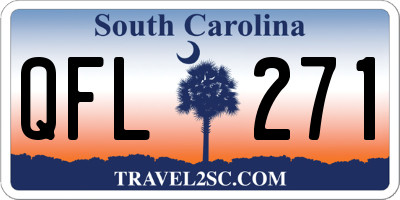 SC license plate QFL271