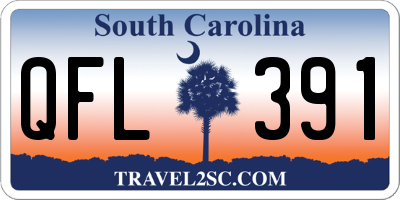 SC license plate QFL391