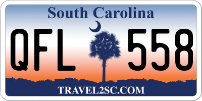 SC license plate QFL558