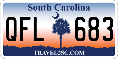 SC license plate QFL683