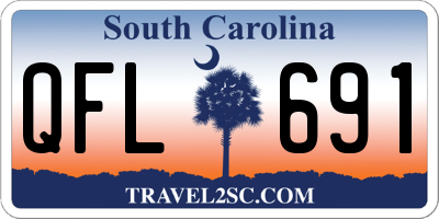 SC license plate QFL691