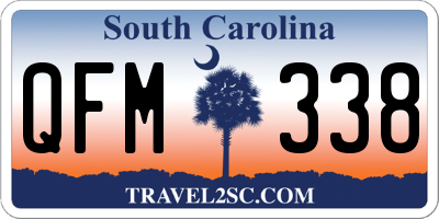 SC license plate QFM338