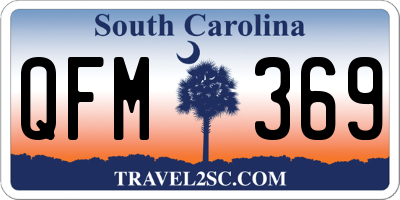 SC license plate QFM369