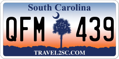SC license plate QFM439