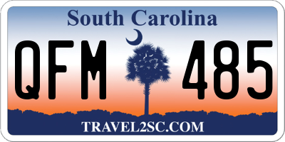 SC license plate QFM485