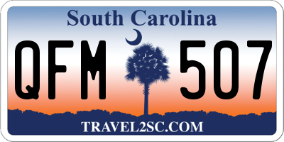 SC license plate QFM507