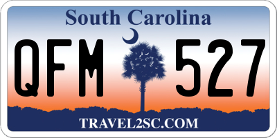 SC license plate QFM527