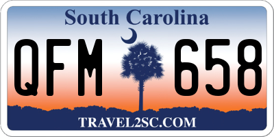 SC license plate QFM658