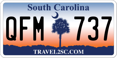 SC license plate QFM737
