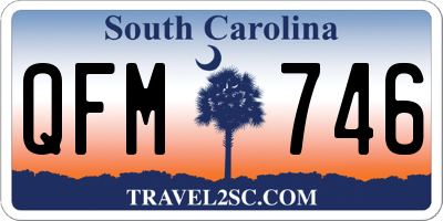 SC license plate QFM746