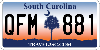 SC license plate QFM881