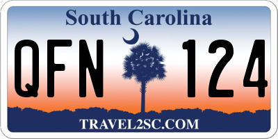 SC license plate QFN124