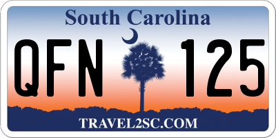 SC license plate QFN125