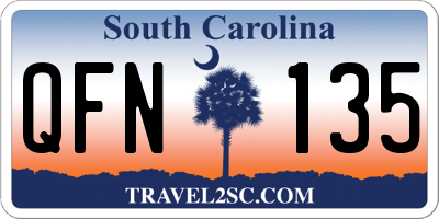SC license plate QFN135