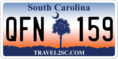 SC license plate QFN159