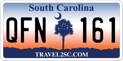 SC license plate QFN161