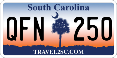 SC license plate QFN250