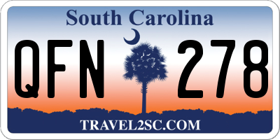 SC license plate QFN278