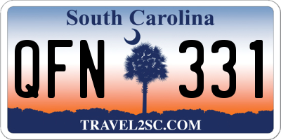 SC license plate QFN331