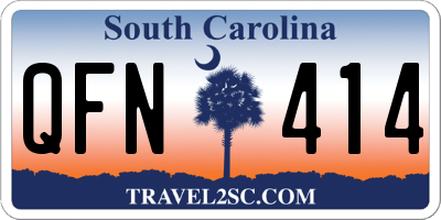 SC license plate QFN414