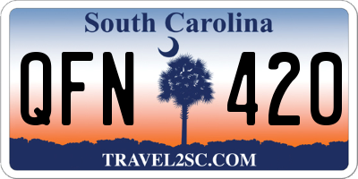 SC license plate QFN420