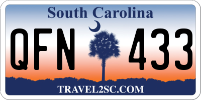 SC license plate QFN433