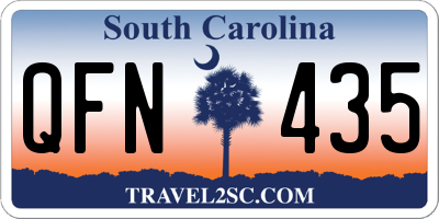 SC license plate QFN435