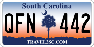 SC license plate QFN442