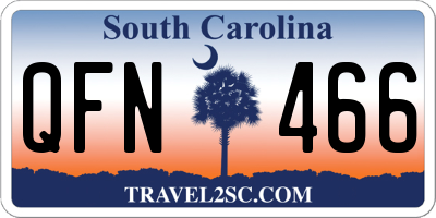 SC license plate QFN466