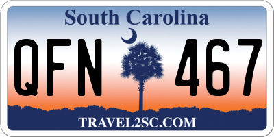SC license plate QFN467